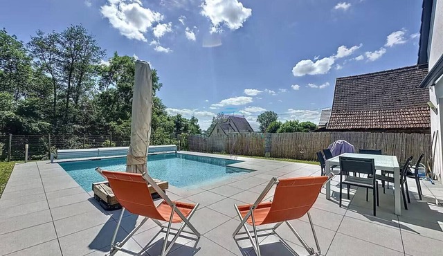 House with private pool and garden in Gougenheim