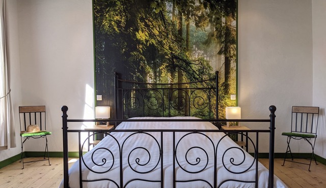Large double guest room for families