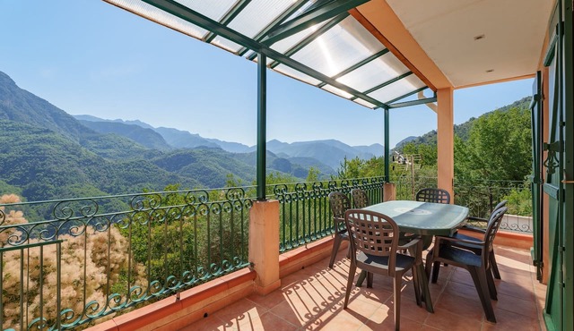 Le Nid de Ciambonson - Terrasse avec vue montagne