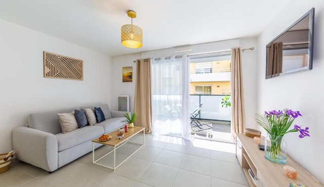 Lumineux T2 Avec balcon, Netflix à Nice