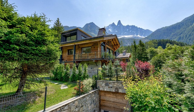 Luxury Chalet with Pool & Mont Blanc Views
