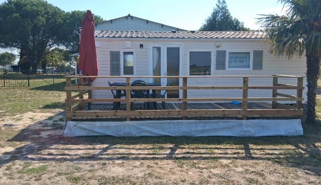 Mobil home à la campagne