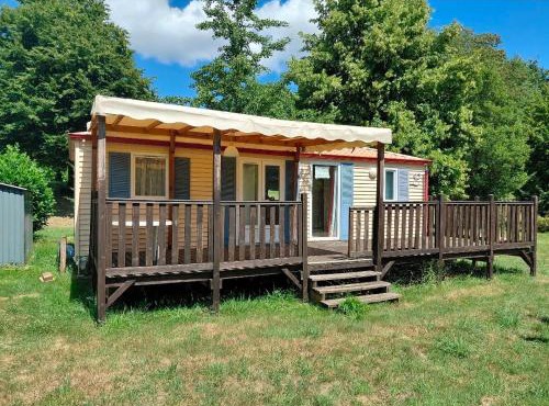 Mobil-home 6 personnes, 3 chambres, climatisé piscine