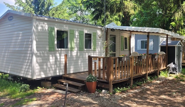 MobileHome VERONA, air-conditioned, TV, WIFI, 15 min from Europa-Park!