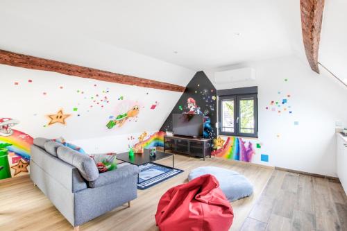 Proche Europa-Park, Appartement Fun & Familial, Clim, Jardin