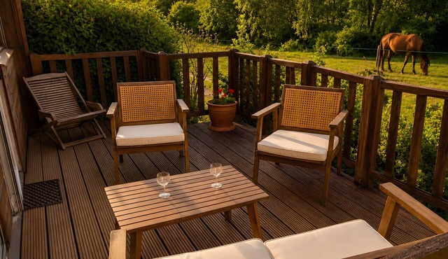 Quiet 1-Bedroom Sologne Cottage for 4 with 2 Terraces – Near Chambord, Beauval & Center Parcs