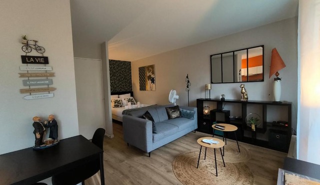 Residence calme-Balcon-Parking-5 min de Pau centre