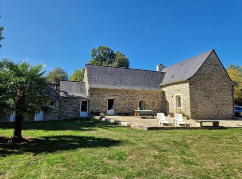 Stone House in Brittany near Morlaix Bay