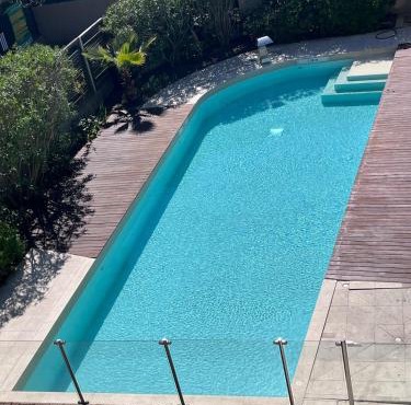 Studio David Plage avec piscine et parking