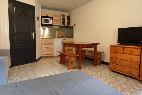 Studio spacieux au pied des pistes sans vue