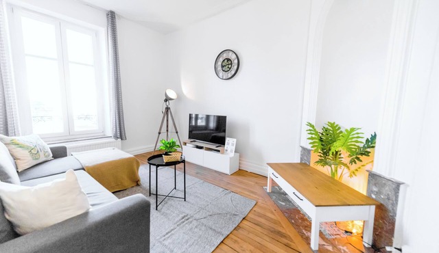Suite double Fabriques, central, parking nearby