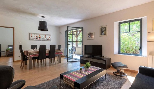 Superbe appartement pour 6 avec terrasse, jardin privé, Wi-Fi gratuit et parkings - Saint-Lary Centre - FR-1-296-320