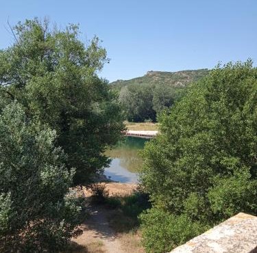 Terrasse sur la rivière