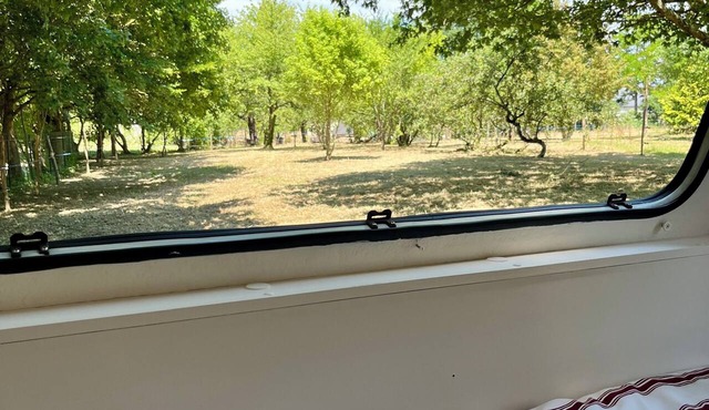 The Caravan in the Orchard