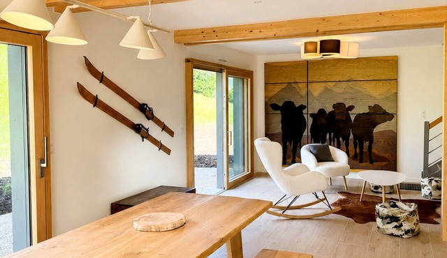 The Family Chalet, village center!