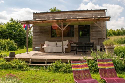 Tiny house gite bucolique Brocéliande Hébergement insolite et centre bien être