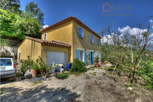 Villa provençale avec vue panoramique et piscine