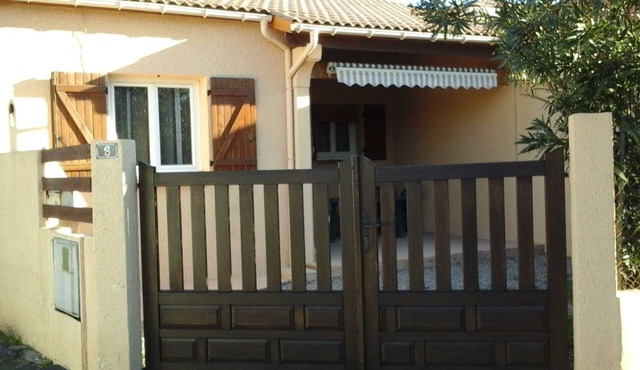 Villa rental 6 people in Valras-Plage, near downtown and beach
