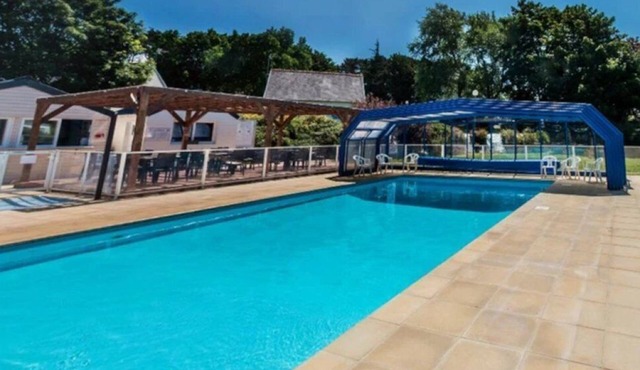 ZEcamping 2* 1km plage piscine chauffée dog friendly locatif 6 pers