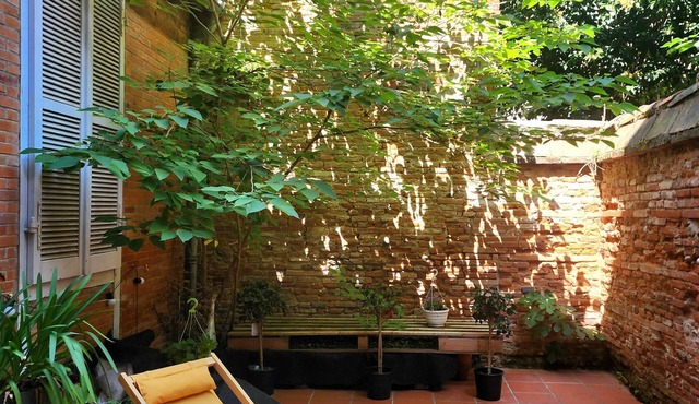 Zen Rustic House & Private Backyard in Toulouse Hyper Center