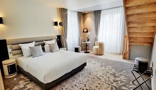 Duplex Suite with King Bed and Sofa