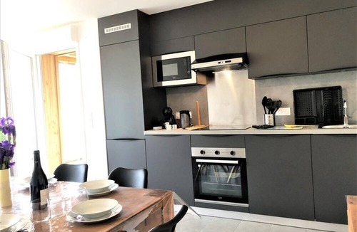Barcelonnette Apartment | 300m from shops, 1st floor, terrace, parking, tv, ski locker, 52m², Pra Loup