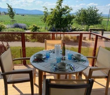 Meistratzheim Apartment | Le Havre de Paix - Proche Obernai - Gite 4 étoiles - Terrasse & Parking privés