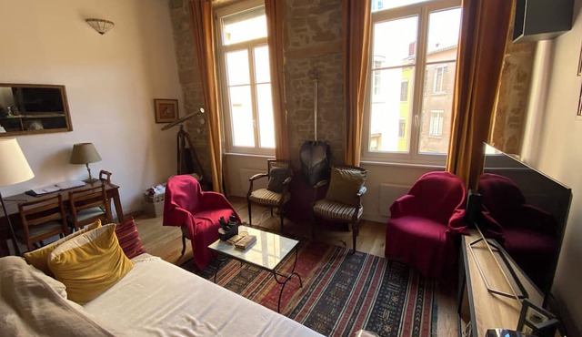 Elegant silk worker's apartment in Croix-Rousse